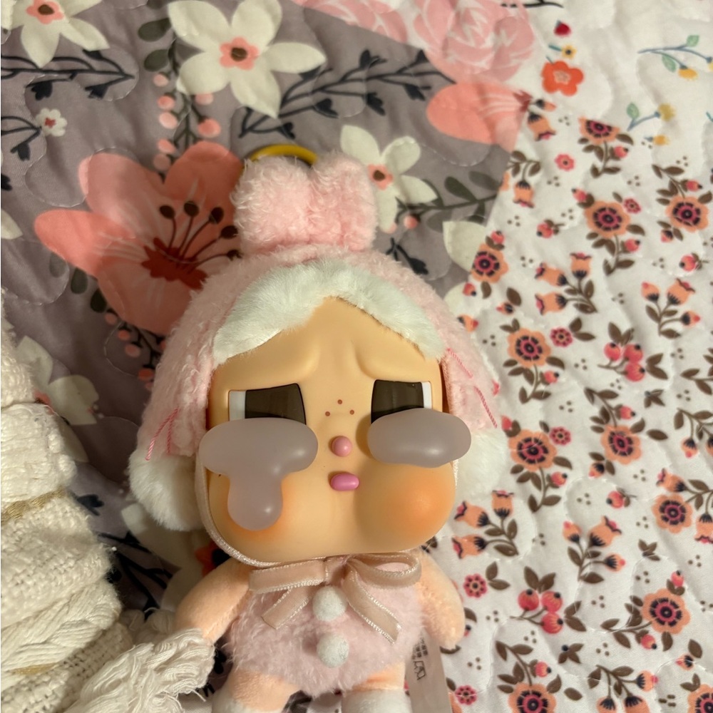 Pop Mart CryBaby Crying Again Series I'll Give You All My Love Vinyl Face Plush
